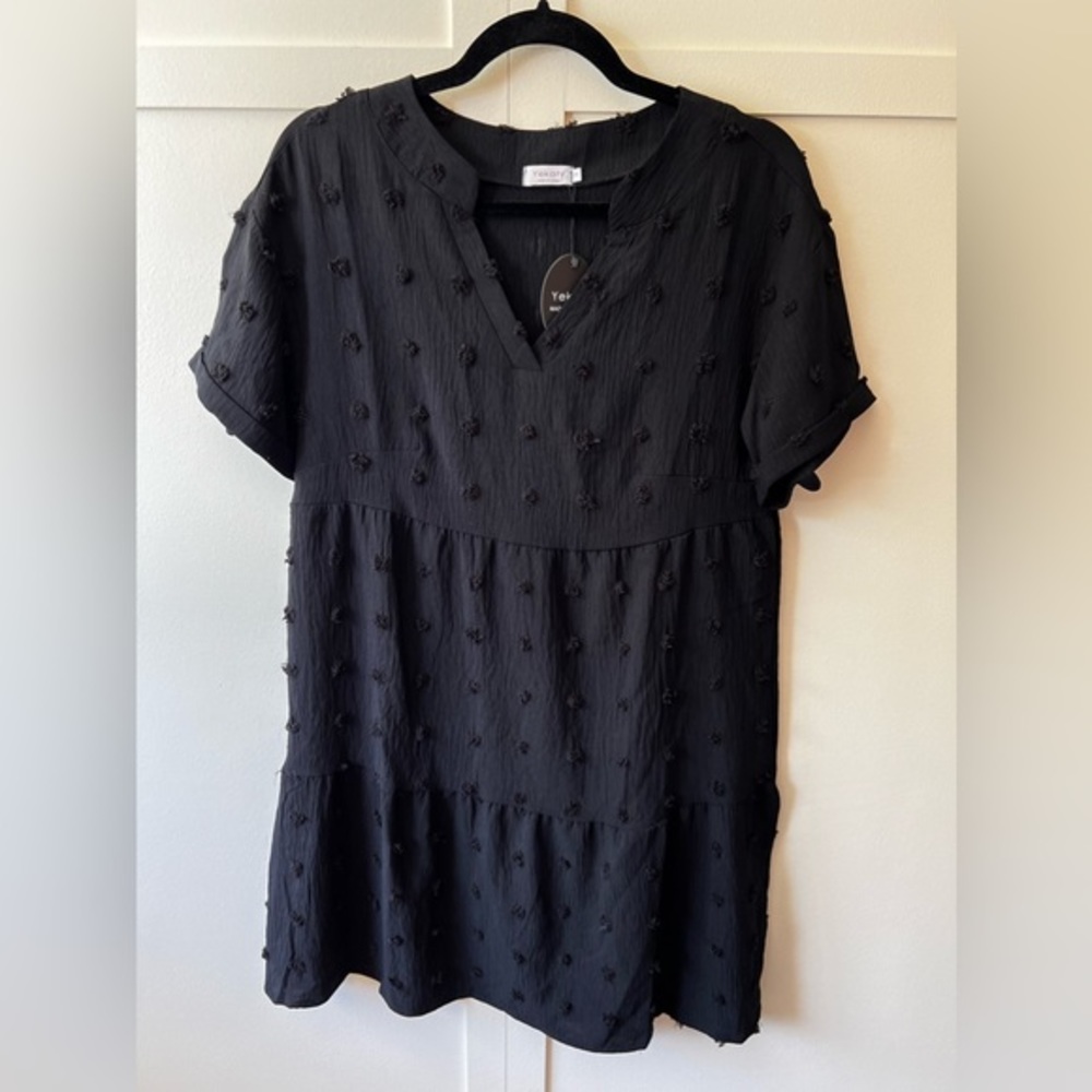 Yekaty NWT Women’s Swimsuit Coverup Dots Suit‎ Swimwear Beach Dress Size Small